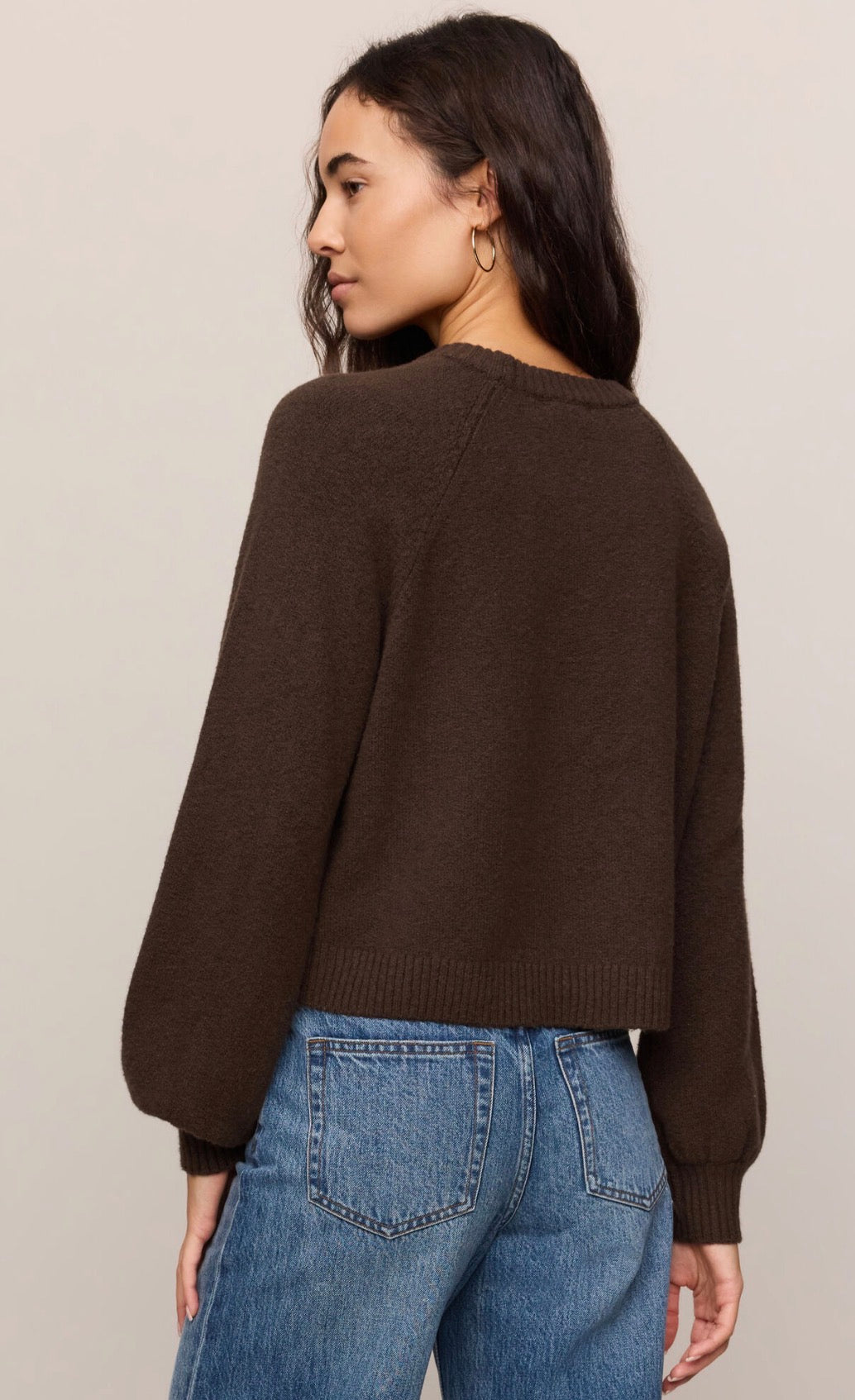 Coming Up Sweater in Chocolate
