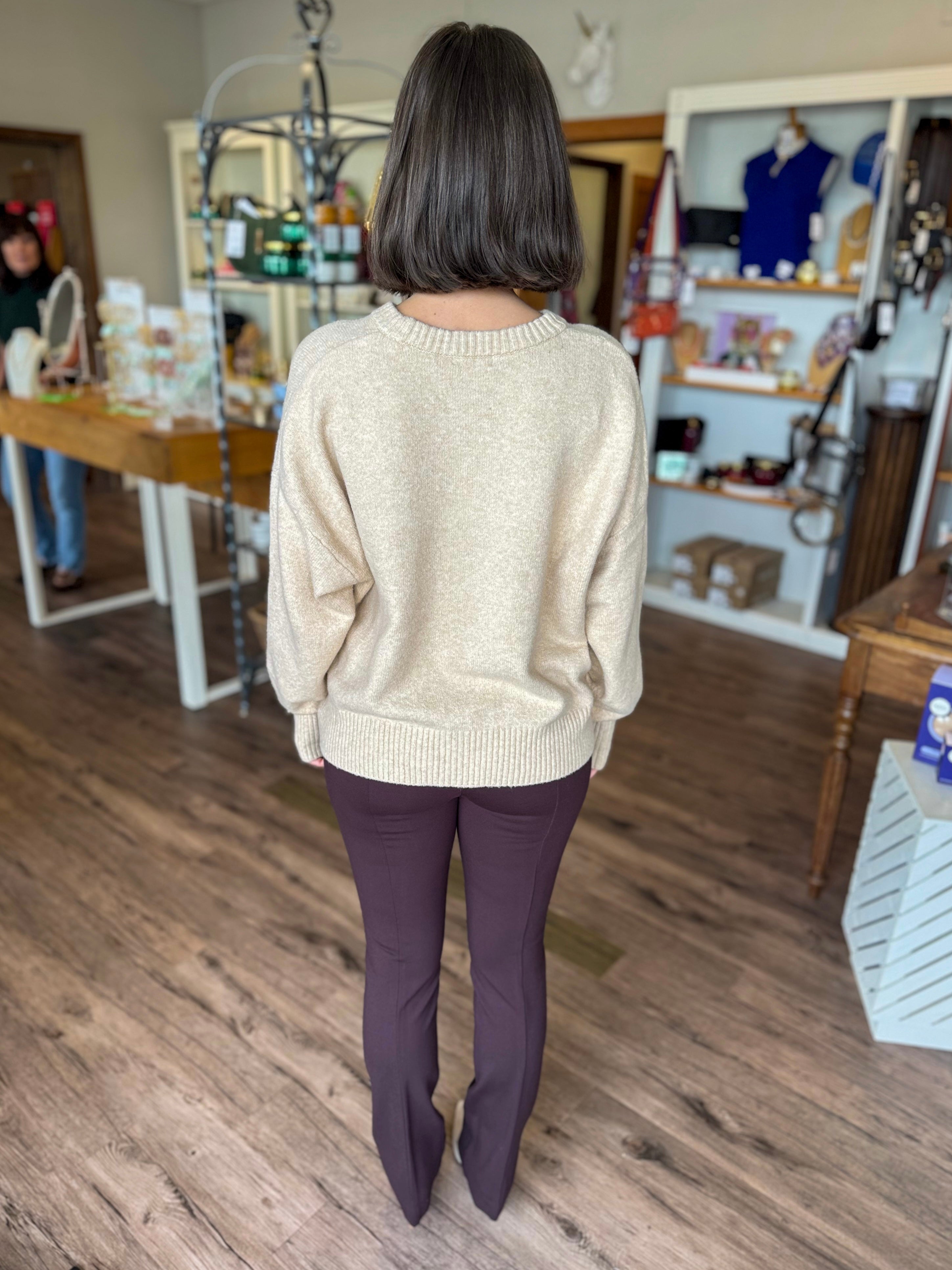 Ponte Zero Waistband Micro Flare Pants