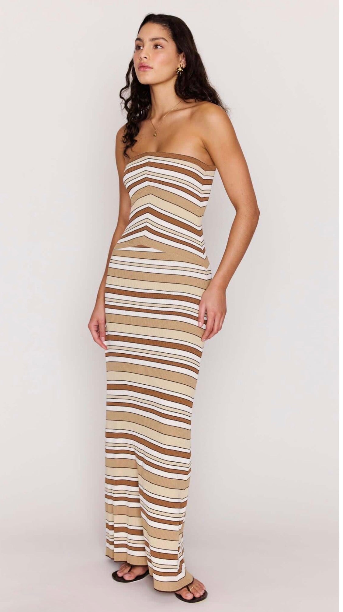 Vela Stripes Maxi Dress