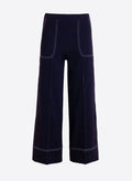 Navy Stitching Pant