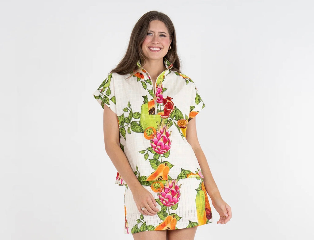 Poppy Pullover In Trellis Grove