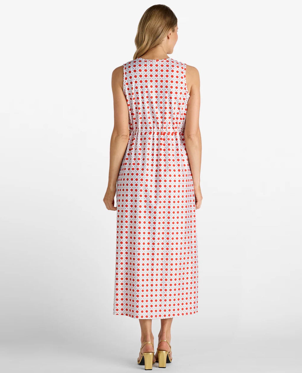 Bebe Dress in Rattan Aperol Gold