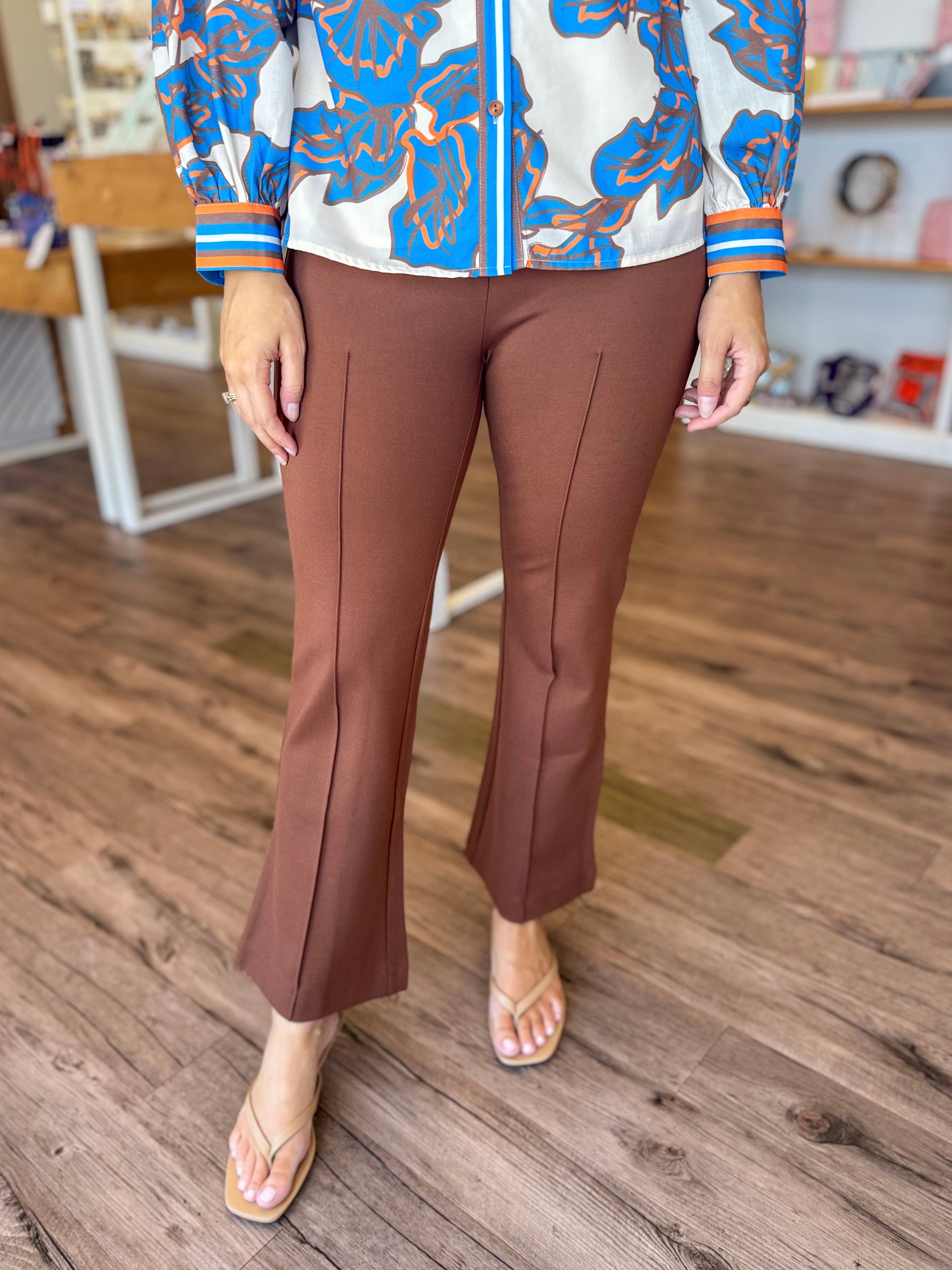 Chocolate Ponte Pant