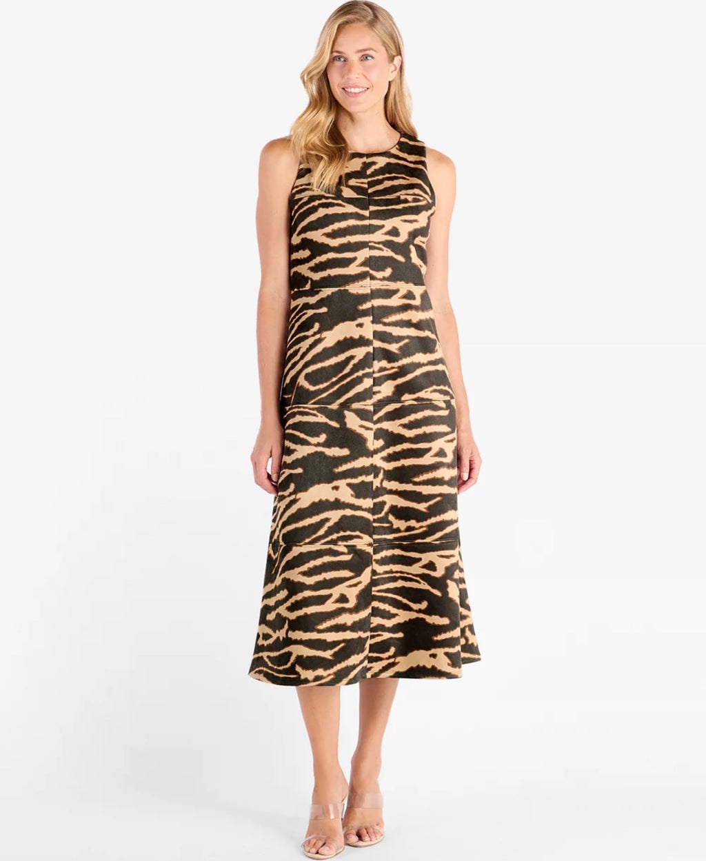 Blake Suede Midi Dress