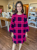Plaid Shift Dress