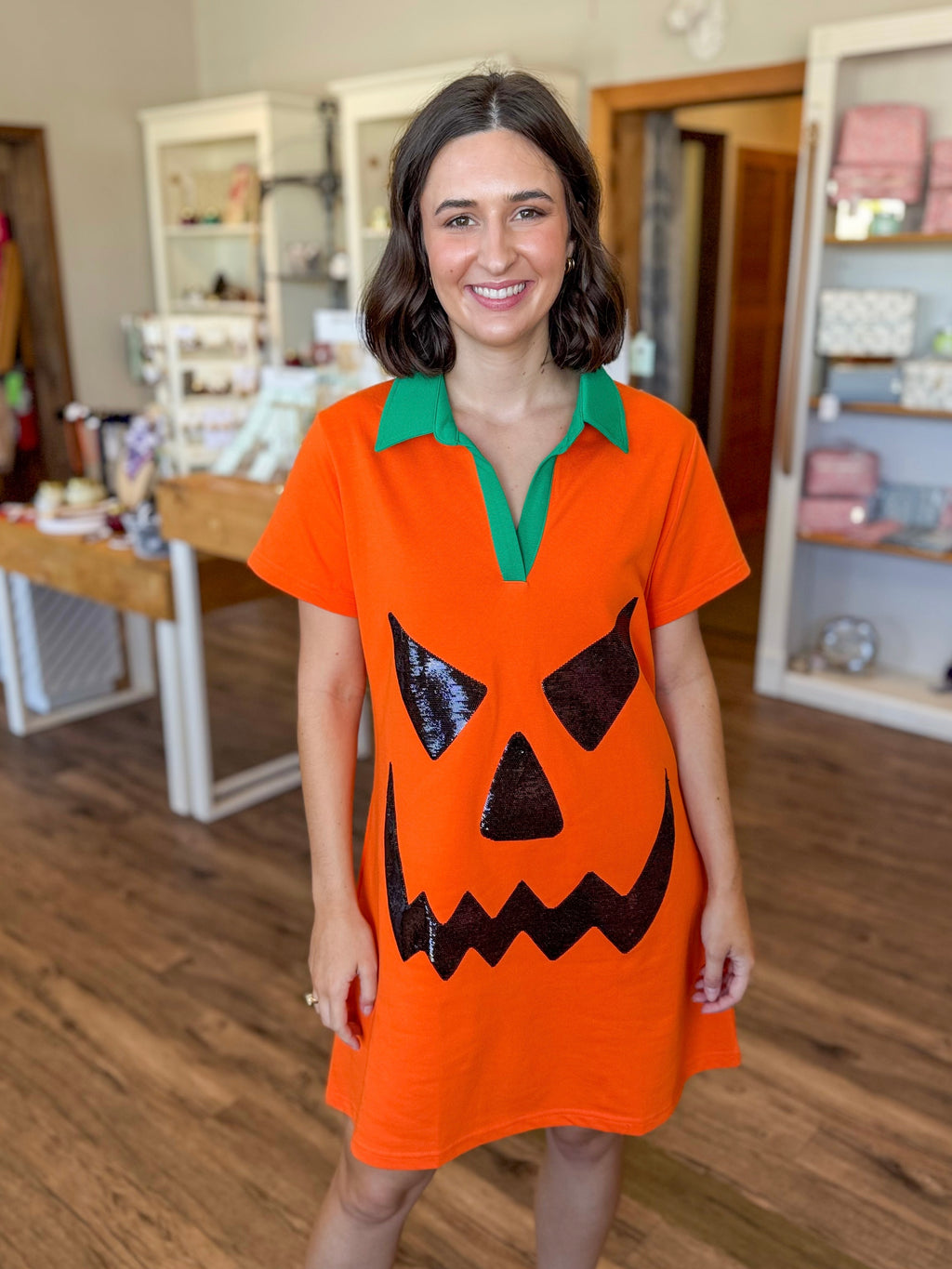 Orange Pumpkin Dress