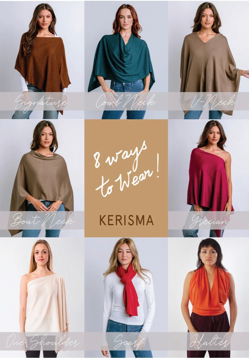 Eden Poncho in Hot Pink