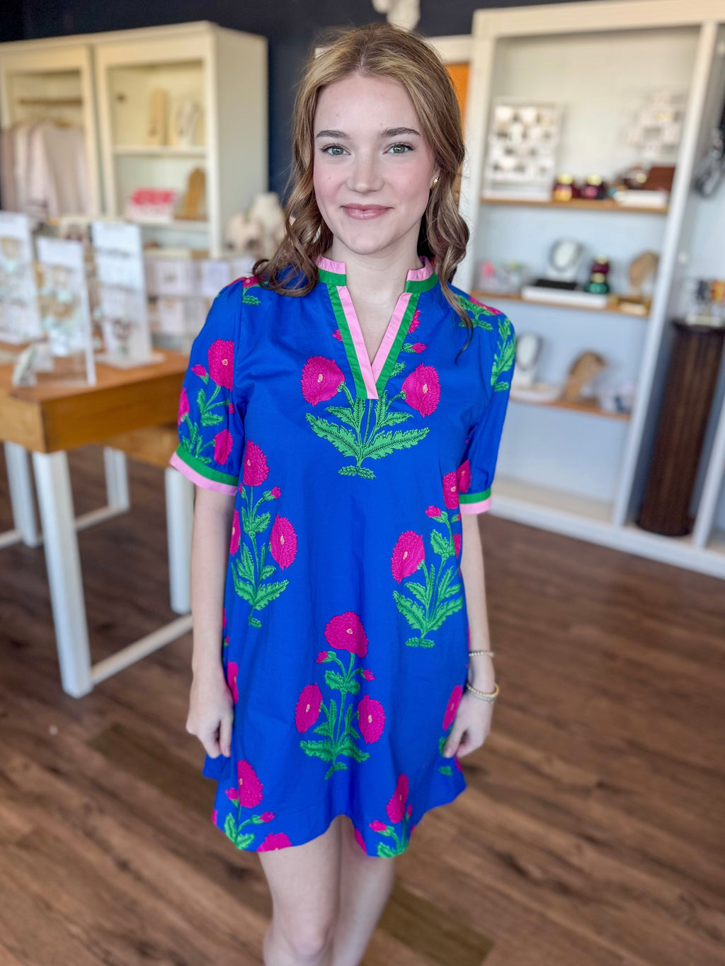 Floral Frenzy Mini Dress