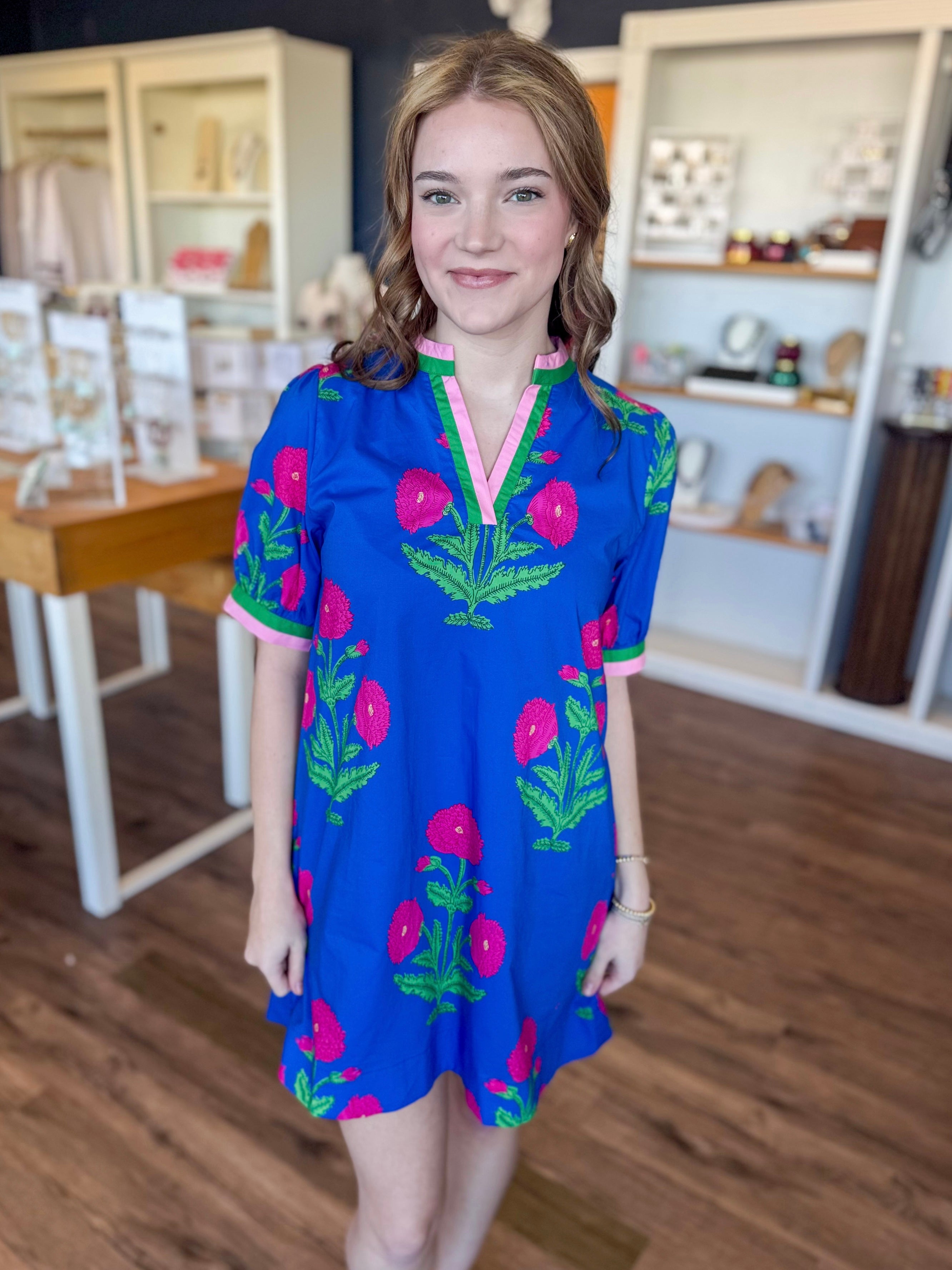 Floral Frenzy Mini Dress