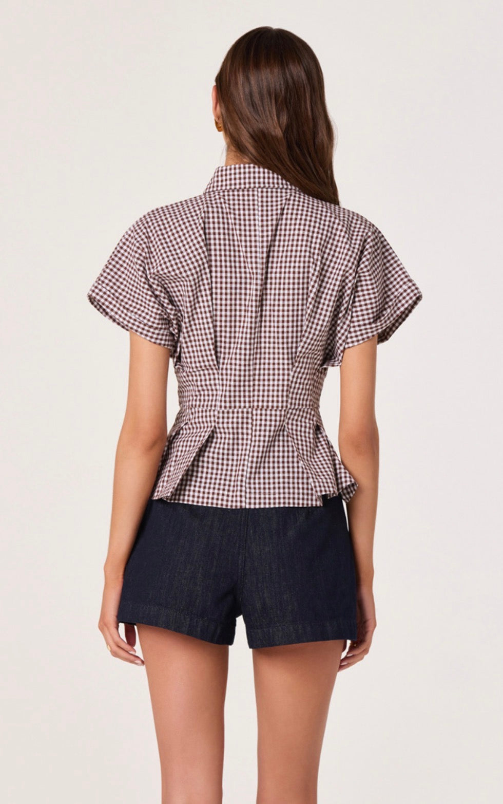 Beck Gingham Top