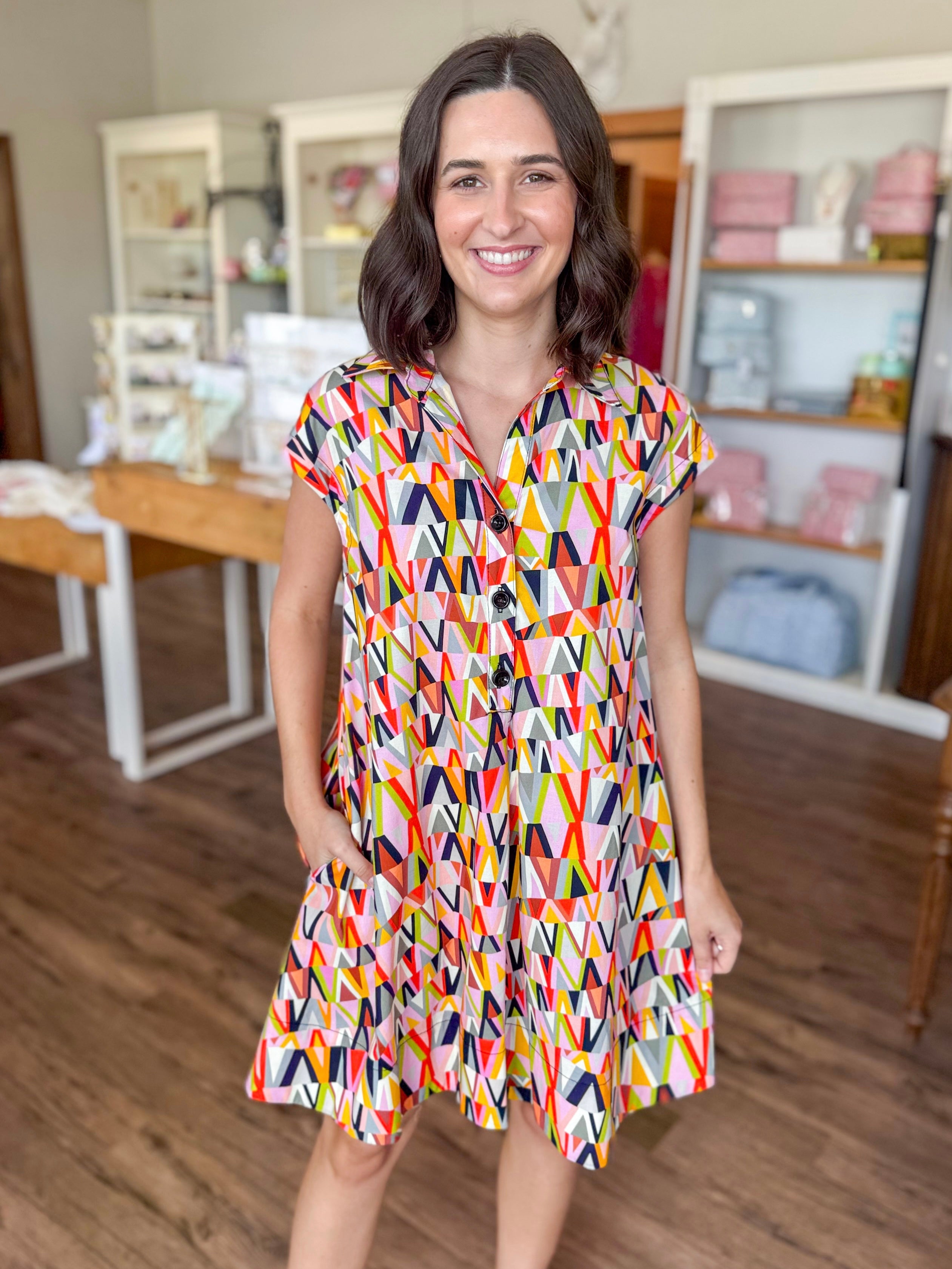 Shift and Swing Mini Dress