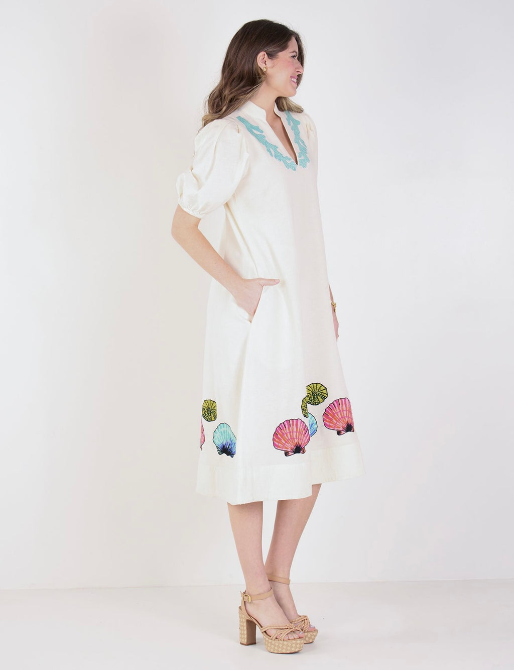 Hampton Dress in Seaside