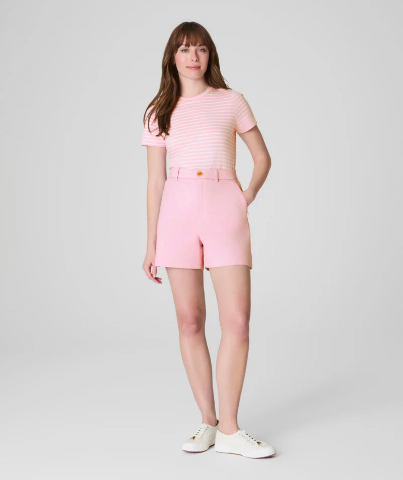 Stretch Twill Short in Fleur