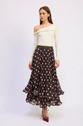 Lainey Polka Dot Ruffle Skirt