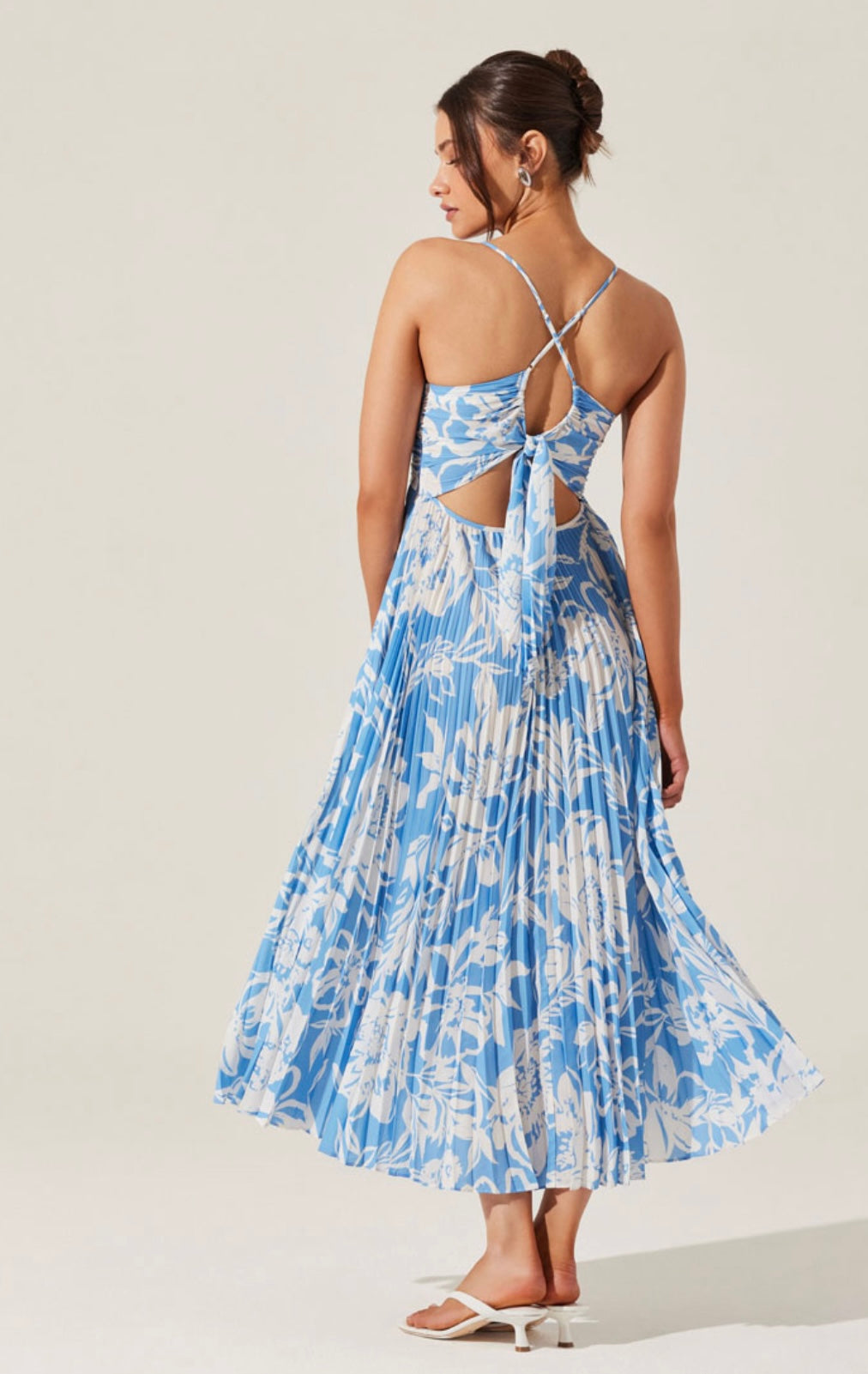 Blythe Dress in Blue Floral