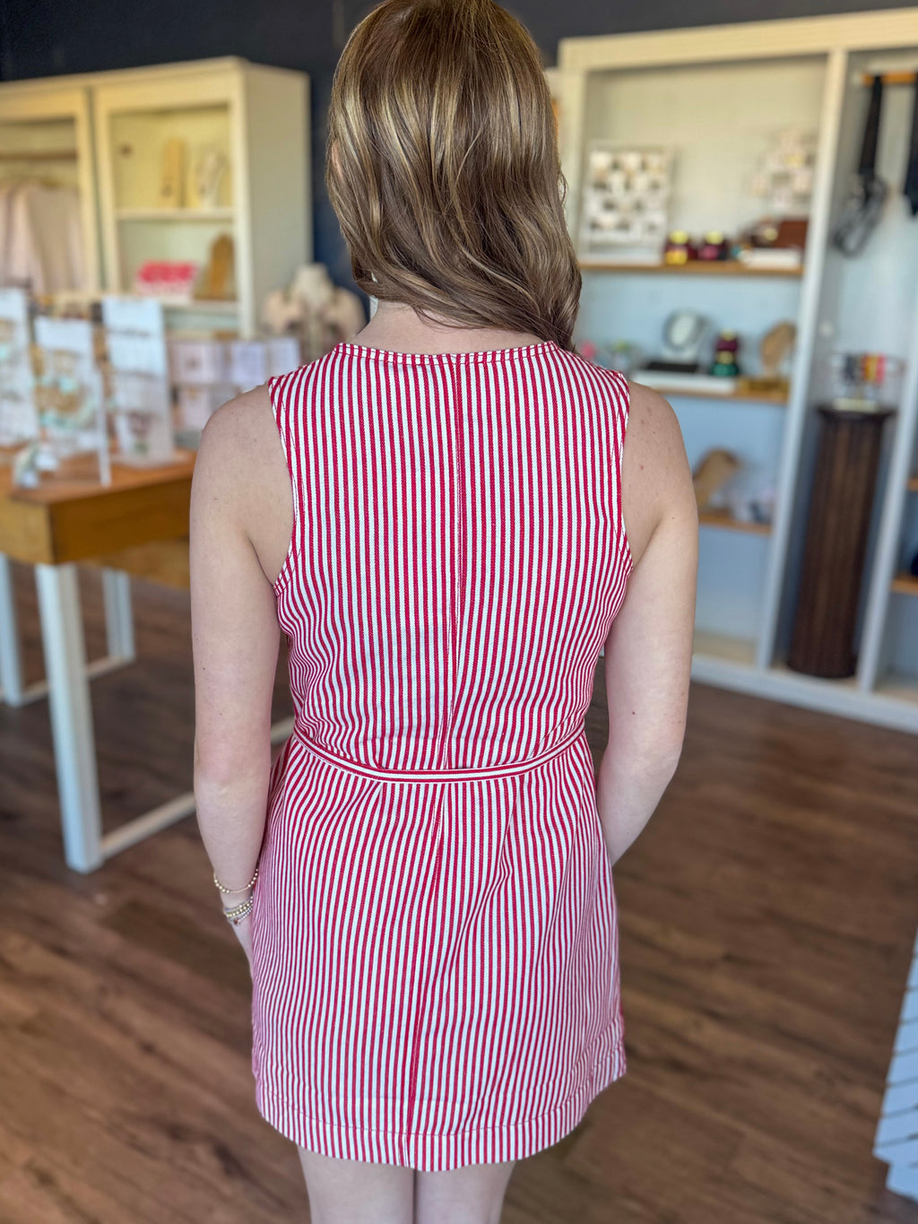 Freya Stripe Shift Dress