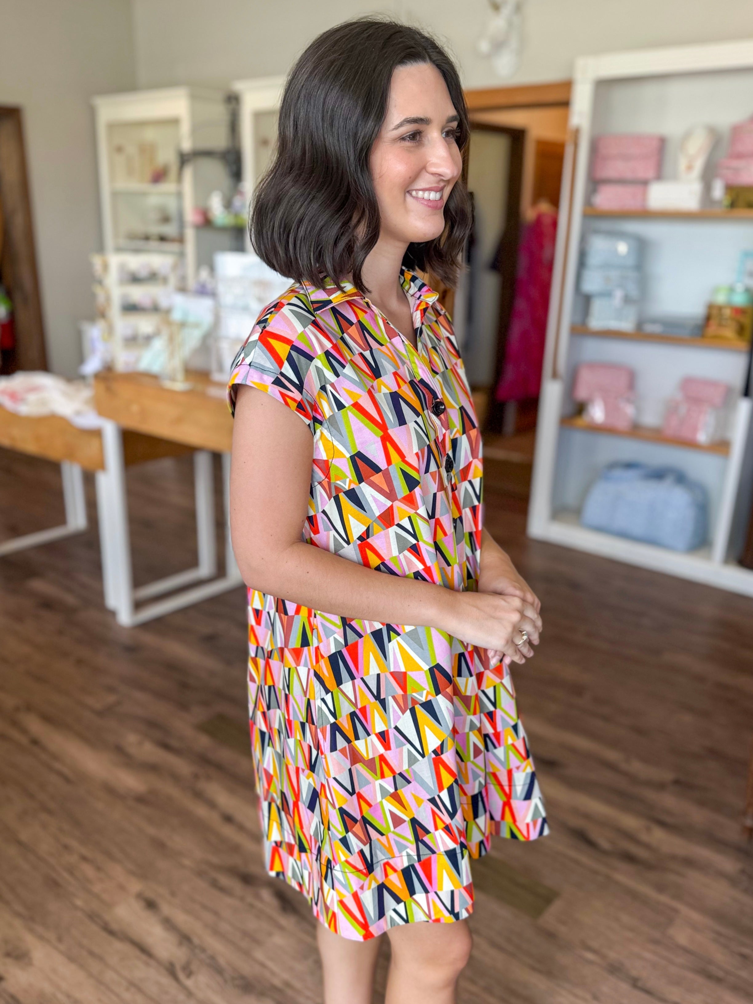 Shift and Swing Mini Dress