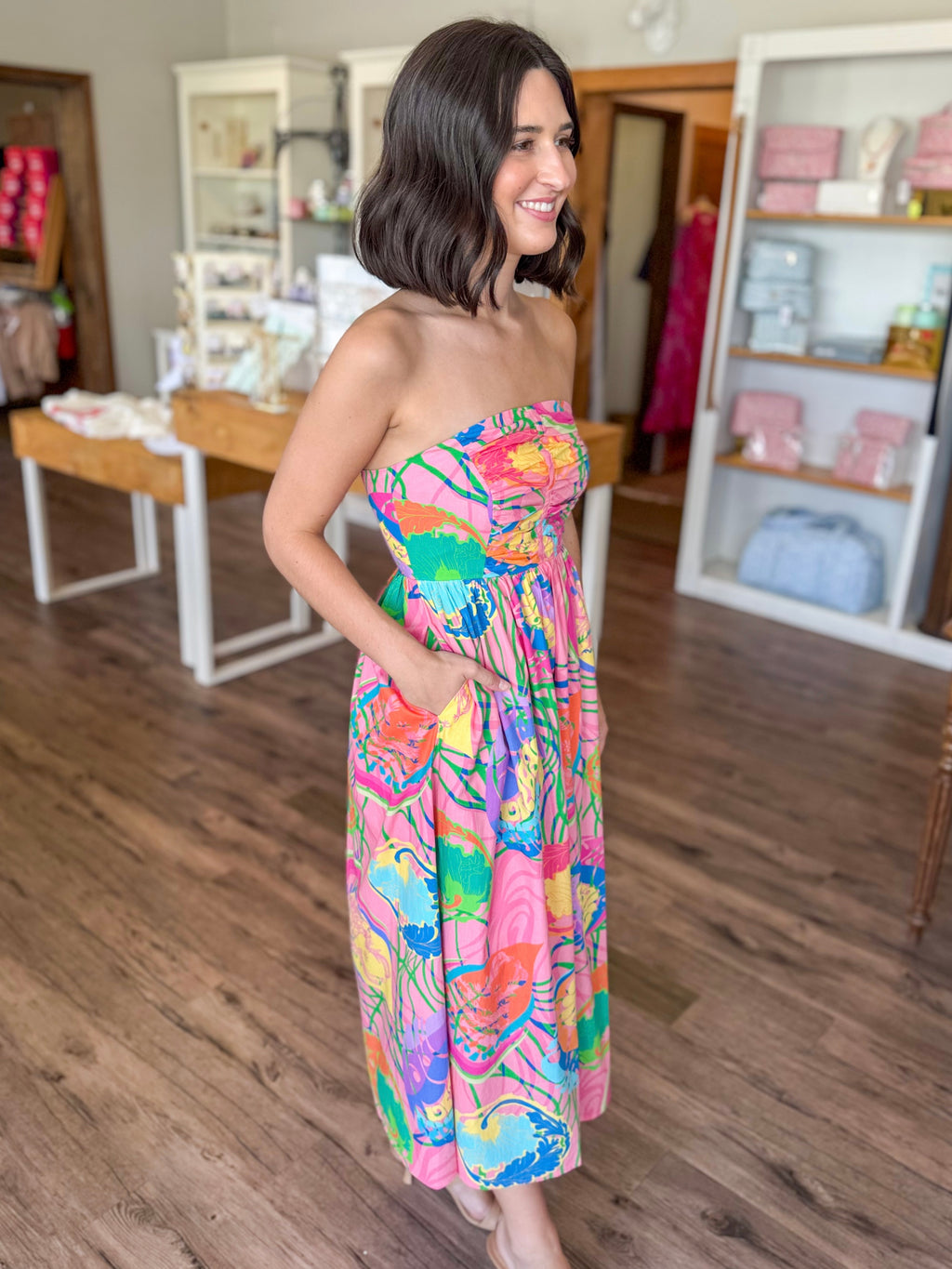 Ribbon Fun Tube Dress