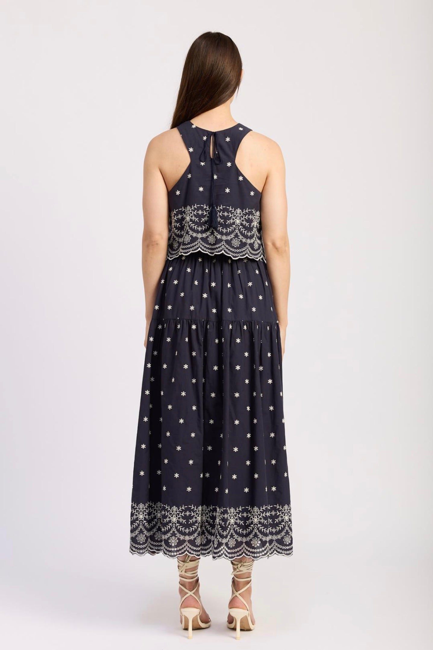 Nara Maxi Eyelet Skirt