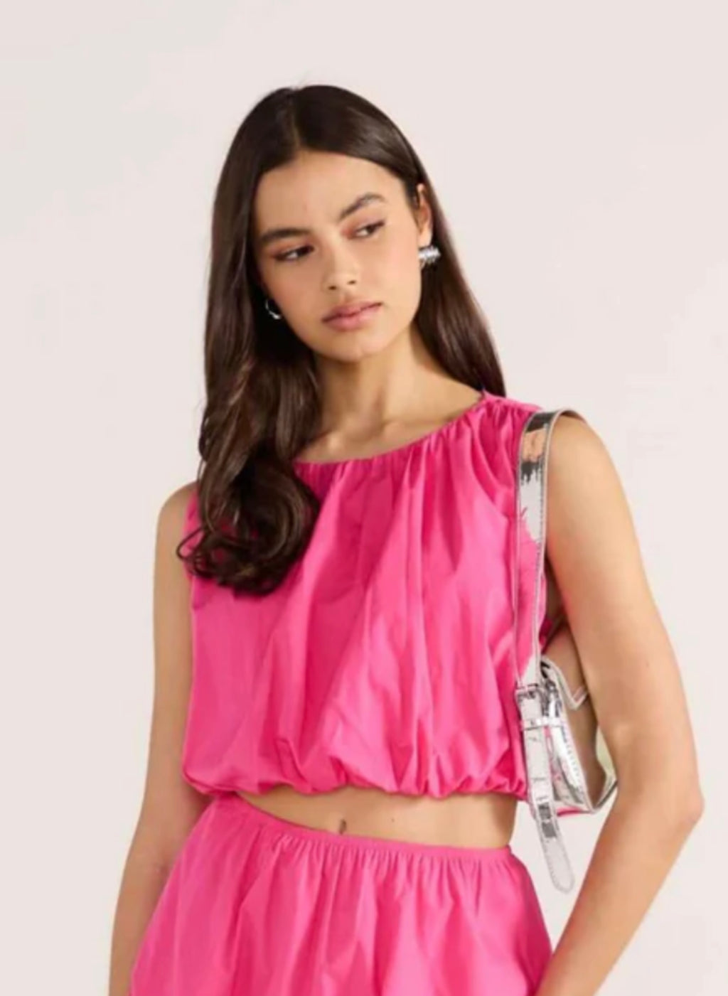 Celestia Bubble Crop Top