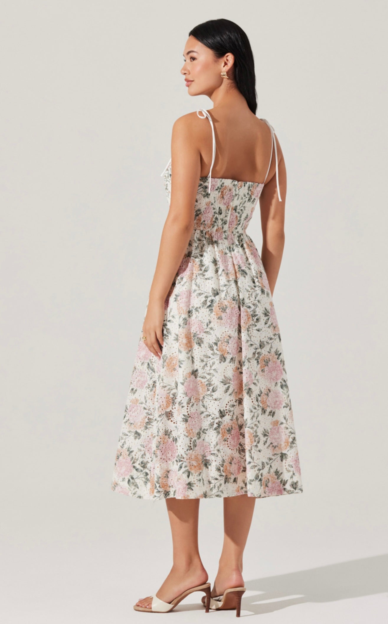 Sariah Dress in Dusty Pink Floral