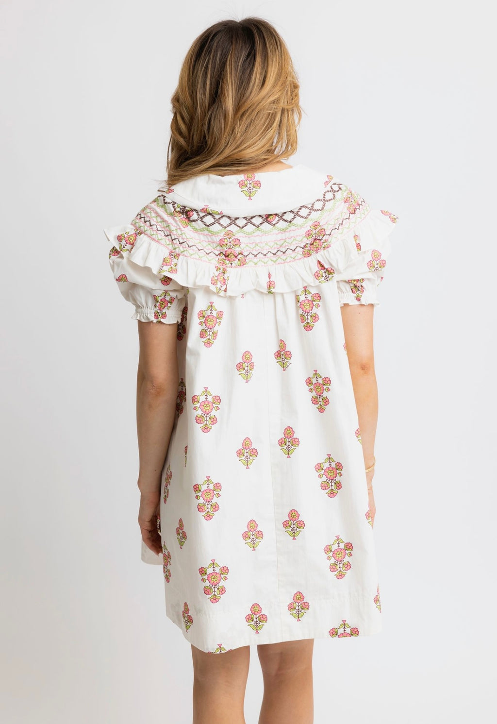 Digital Floral Mini Dress