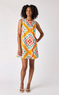Zaire Dress in Tiles