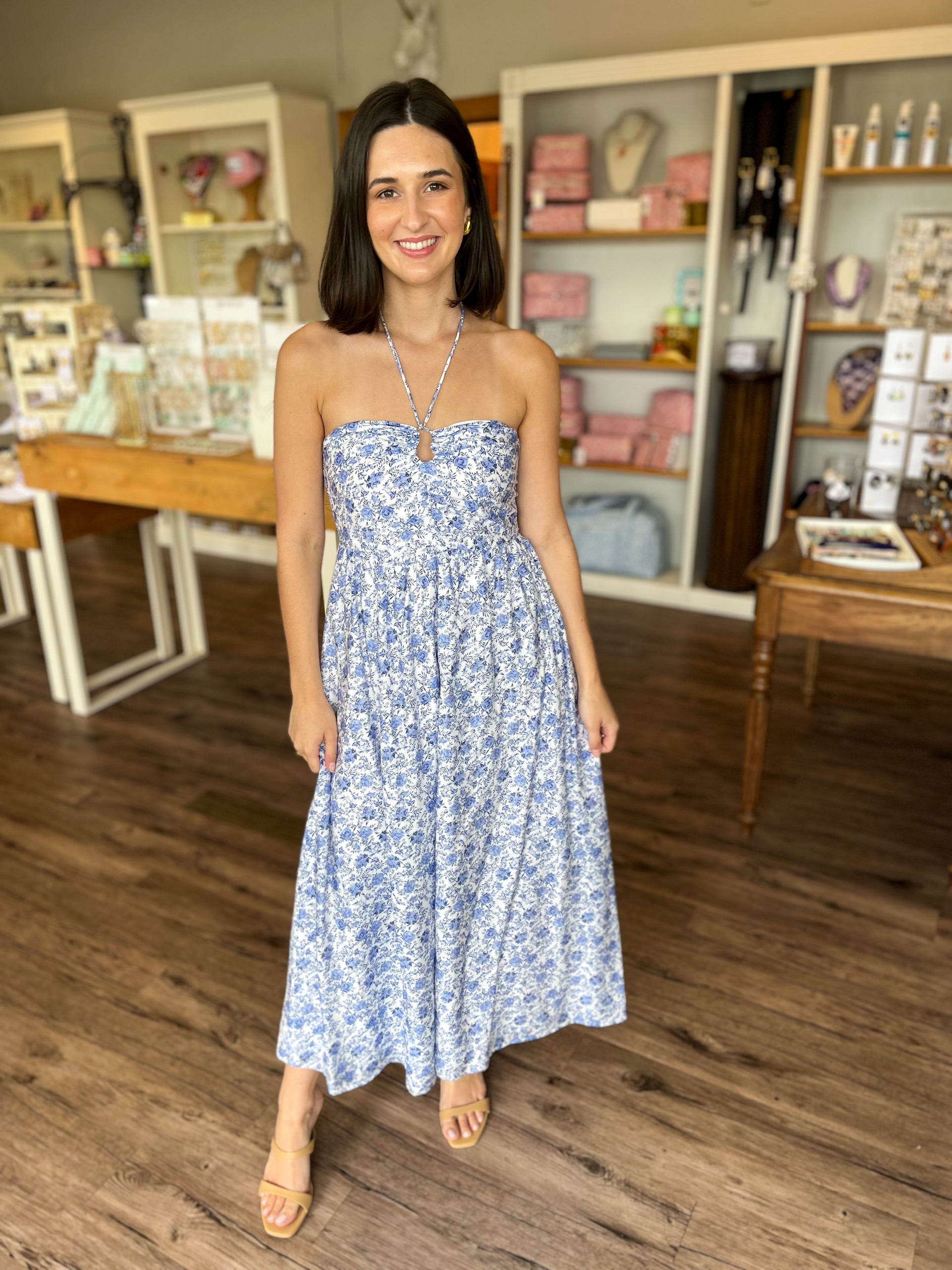 Evelyn Halter Dress - L Evelyn Halter Dress - L