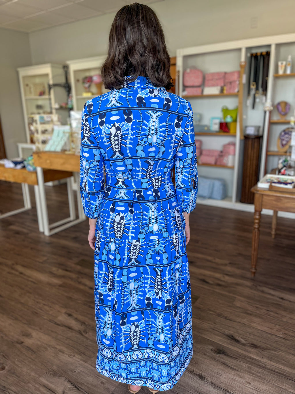 Sutton Stretch Poplin Seaside Dress