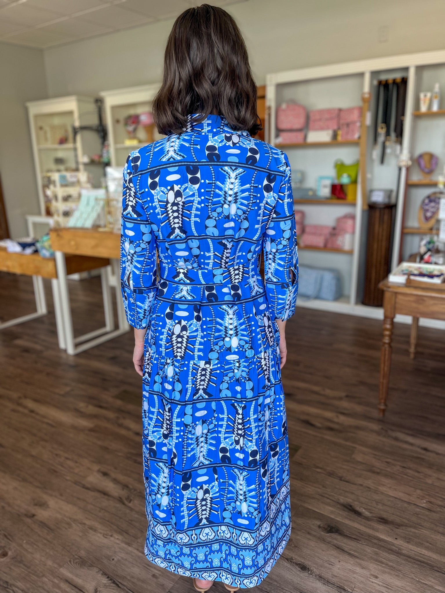 Sutton Stretch Poplin Seaside Dress