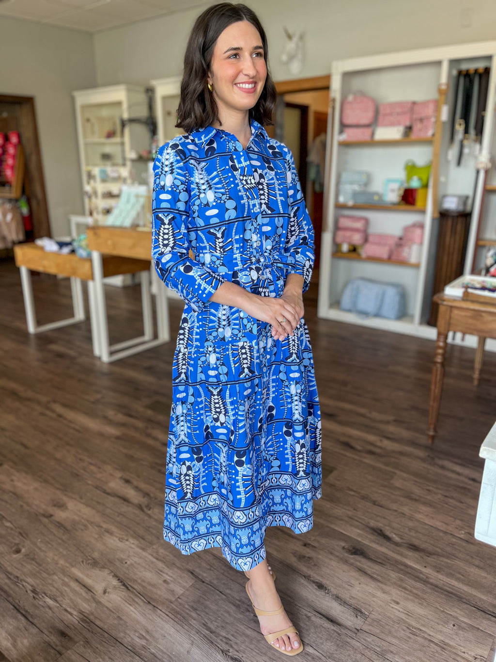 Sutton Stretch Poplin Seaside Dress