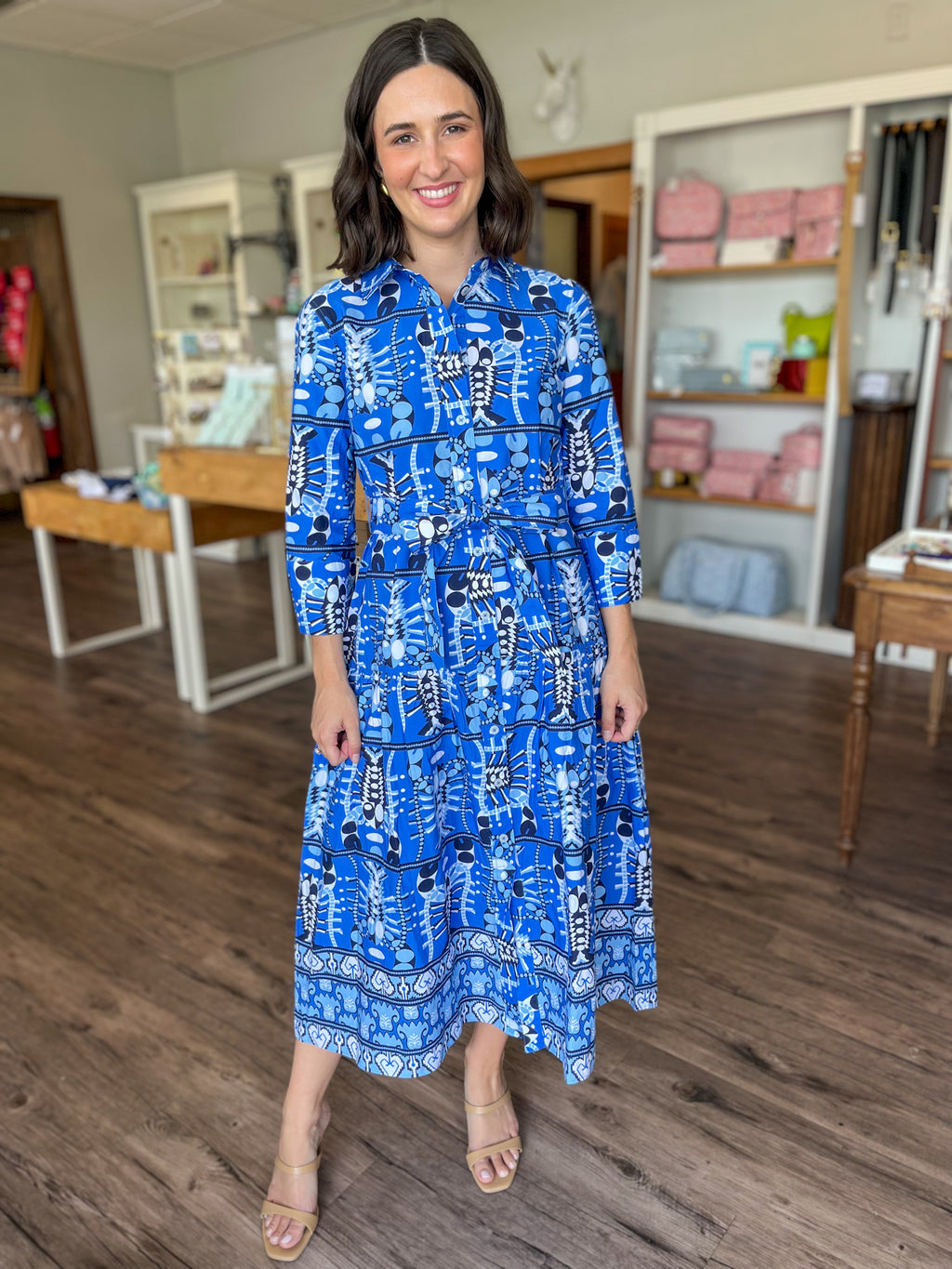 Sutton Stretch Poplin Seaside Dress