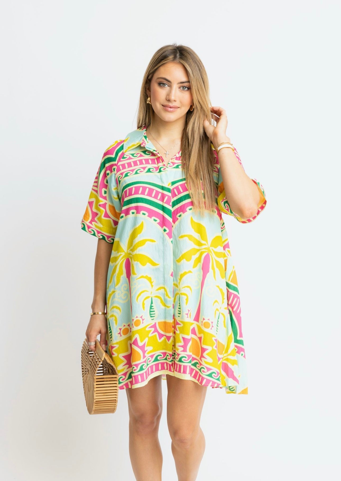 Palm Beach Shirt Dress