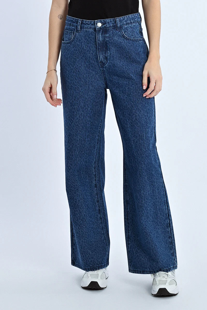 Denim Cheetah Jeans