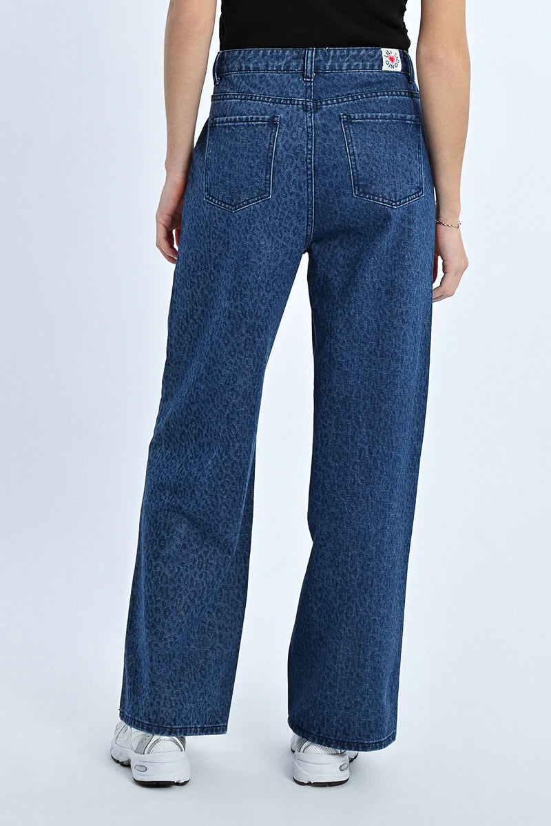 Denim Cheetah Jeans