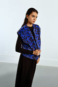 Royal Blue Cheetah Vest