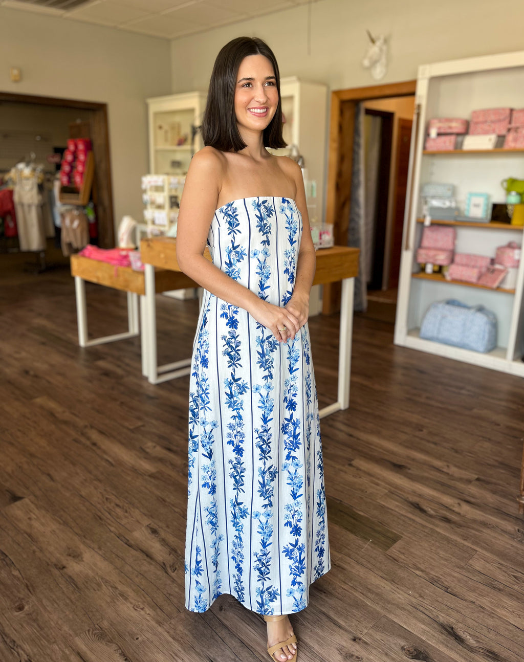 Wess Strapless Maxi Dress