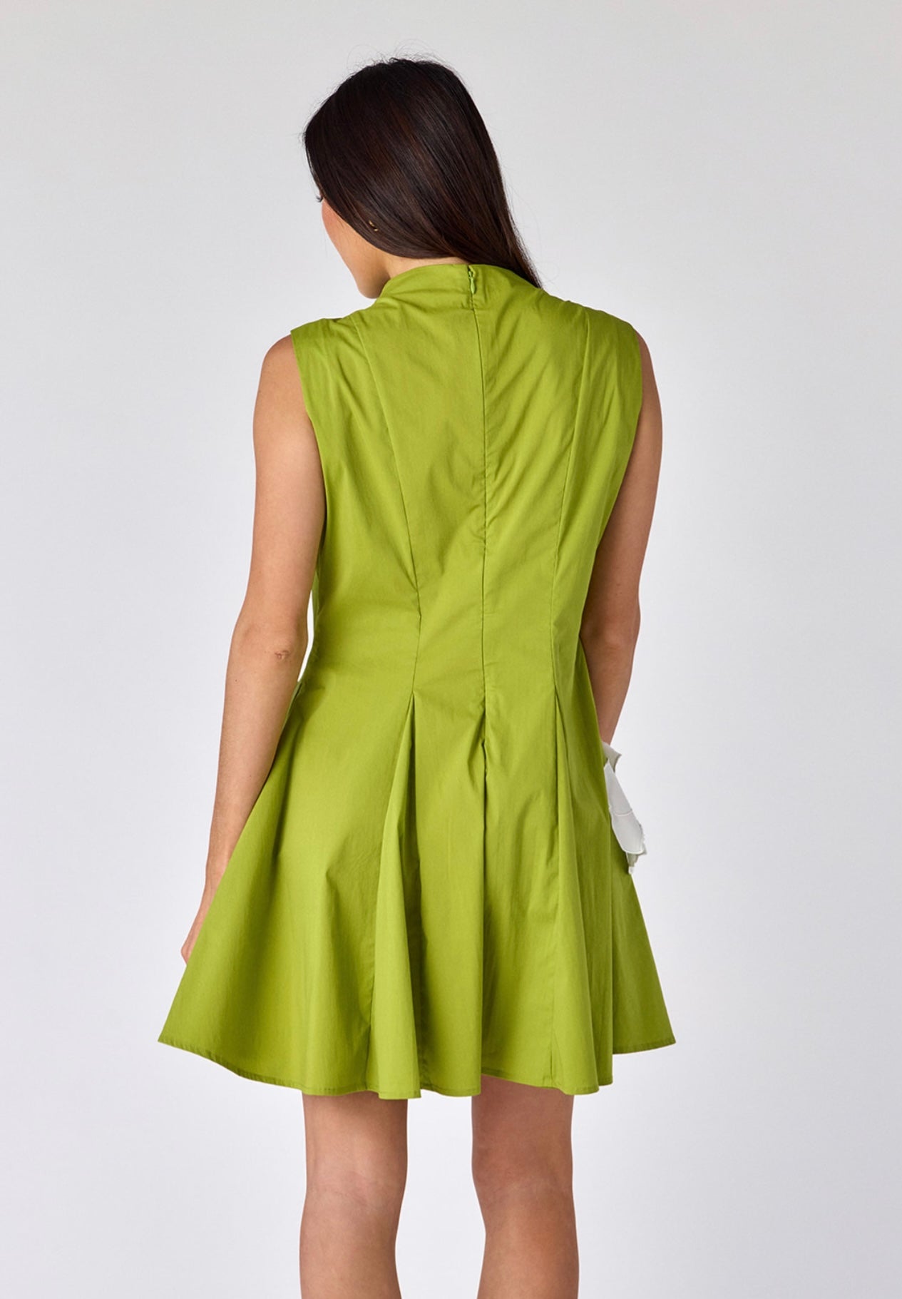 Declan Dress in Grasshopper