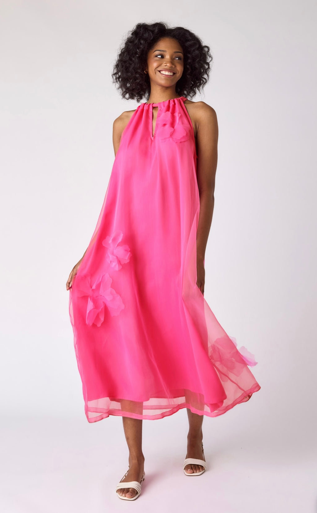 Julie Dress in Strawberry Moon