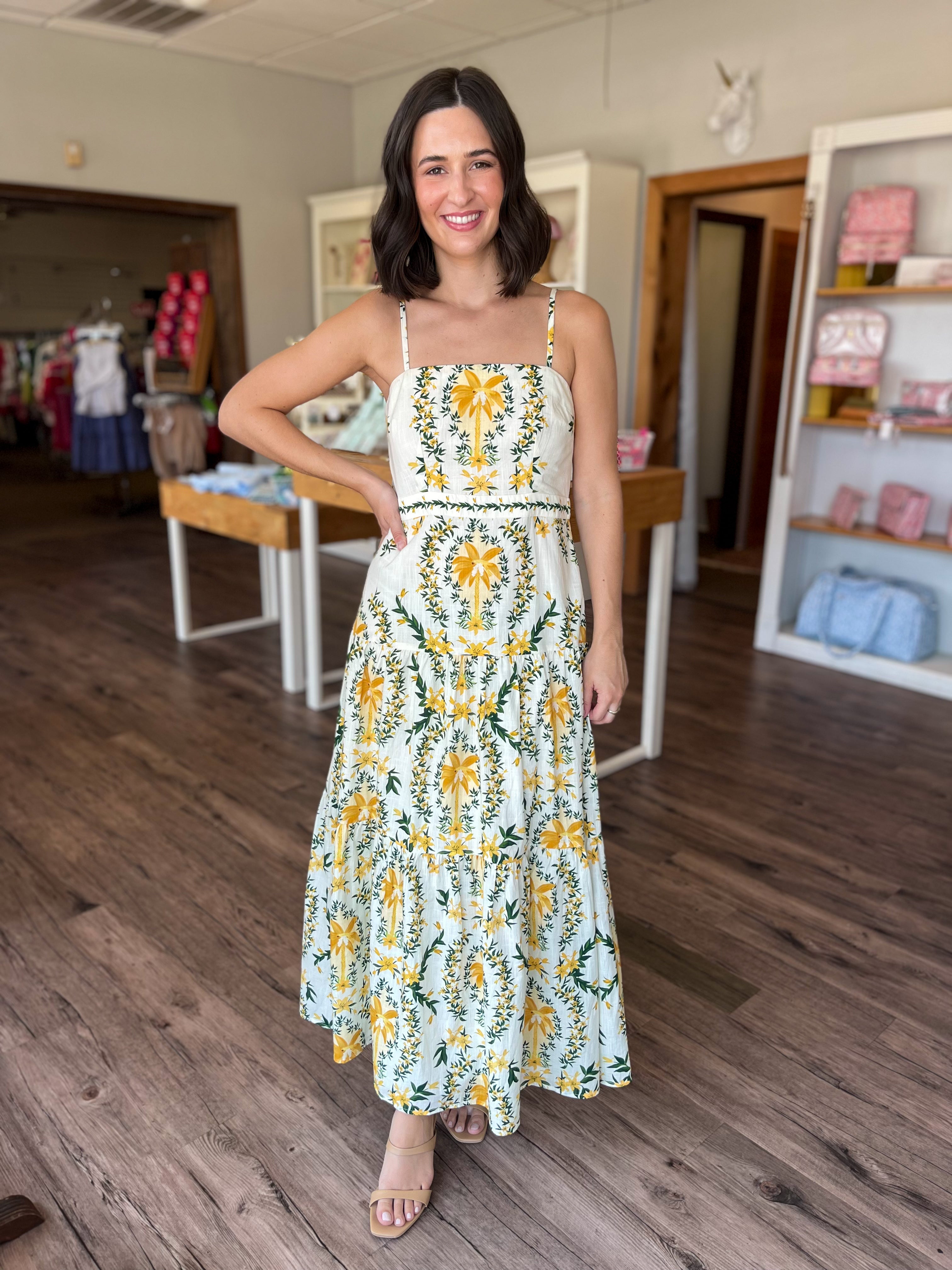 anna cate cali maxi dress Anna Cate cali maxi shell stamp dress Turner's