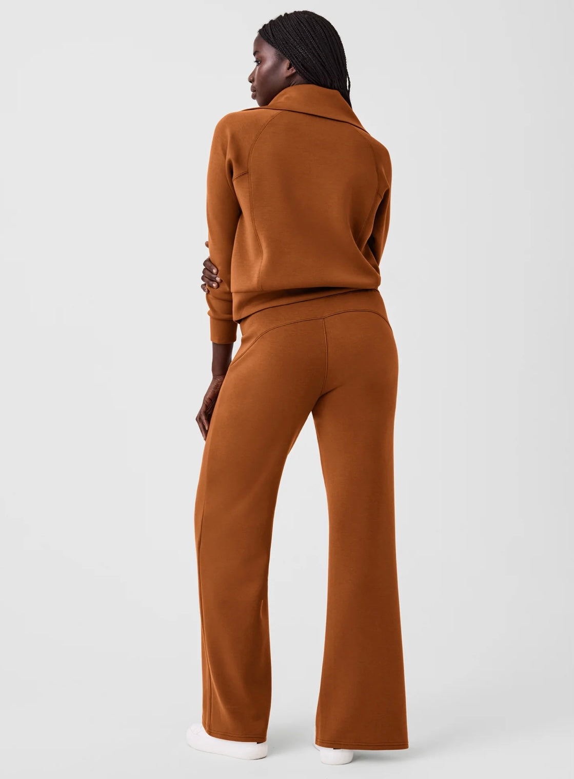 Air Essentials Wide Leg Pant in Butterscotch