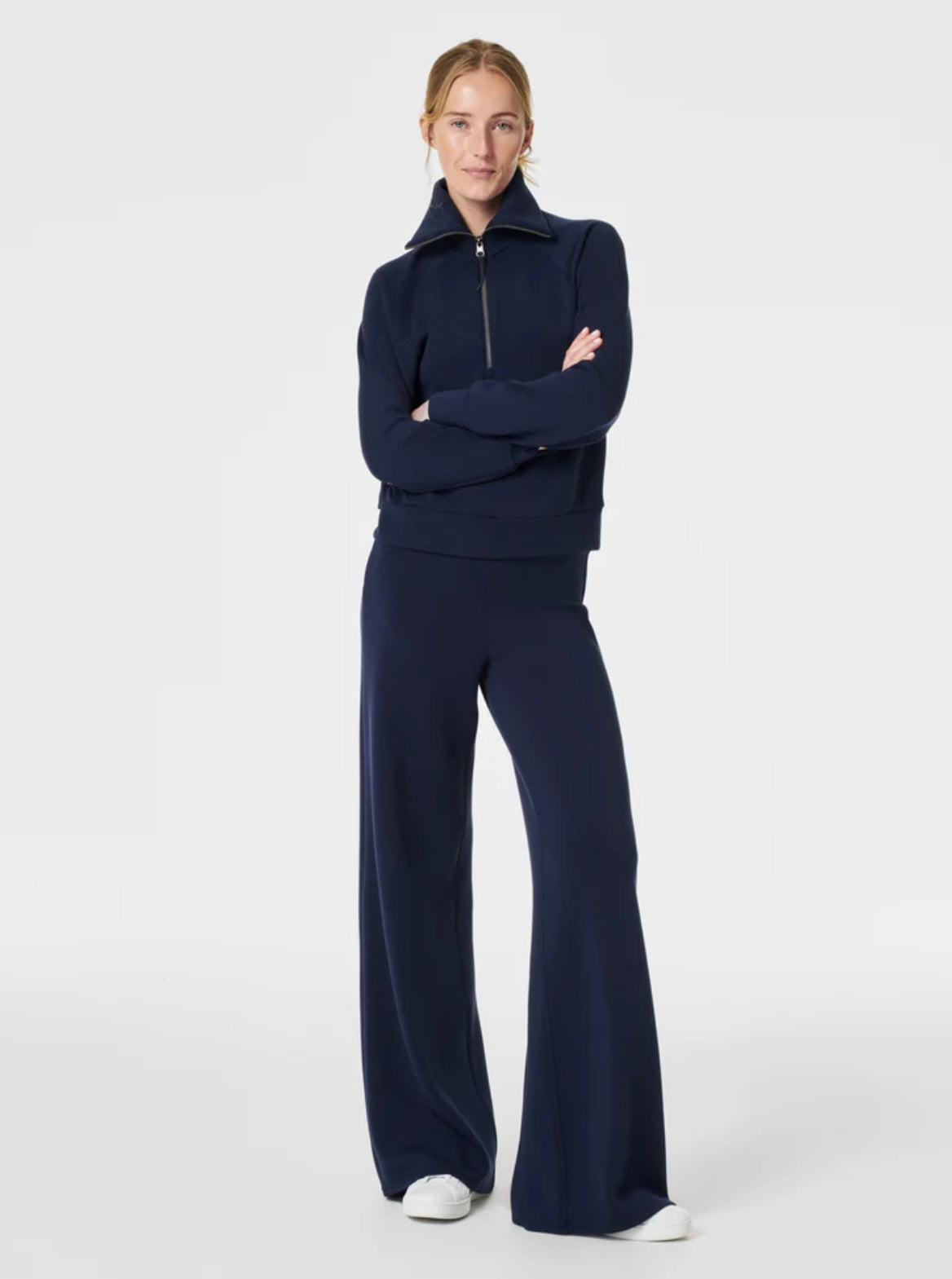 Air Essentials Wide Leg Pant in Timeless Navy