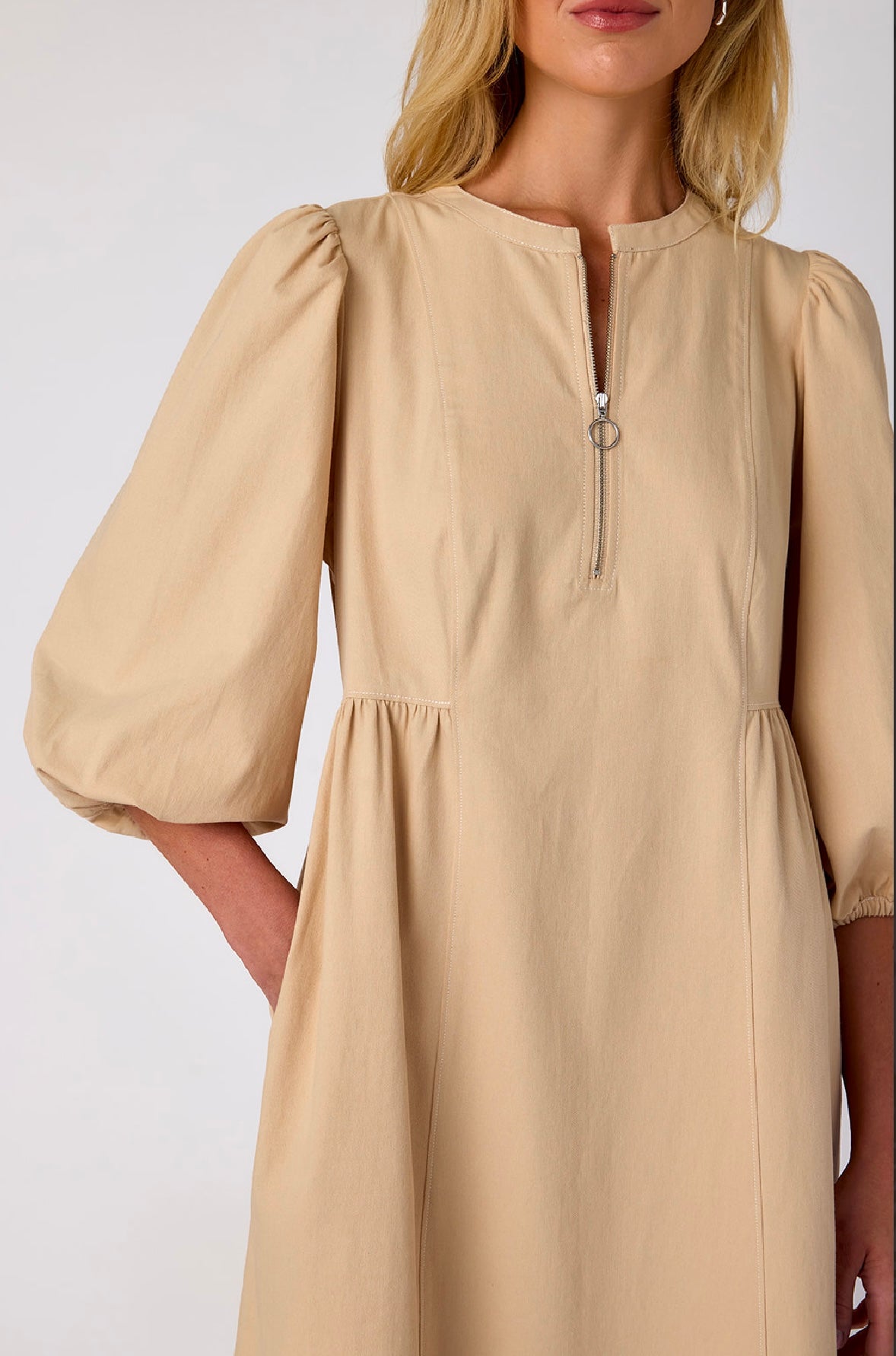 Indie Dress in Ecru